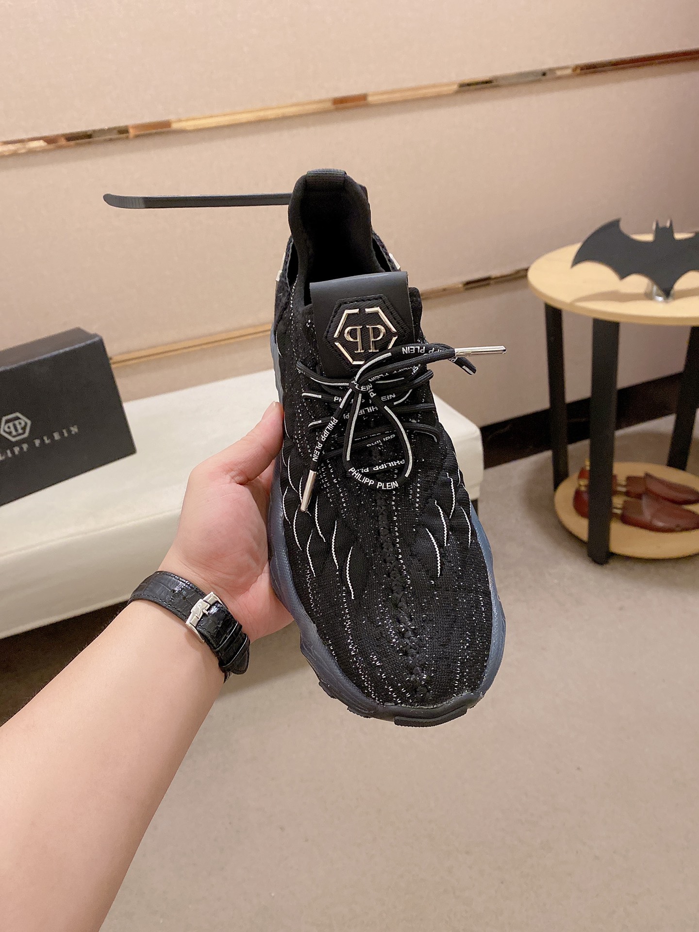 Precio de fábrica: 310PHILIPP PLEIN marca marea alemana, boutique única original, entrenadores casua