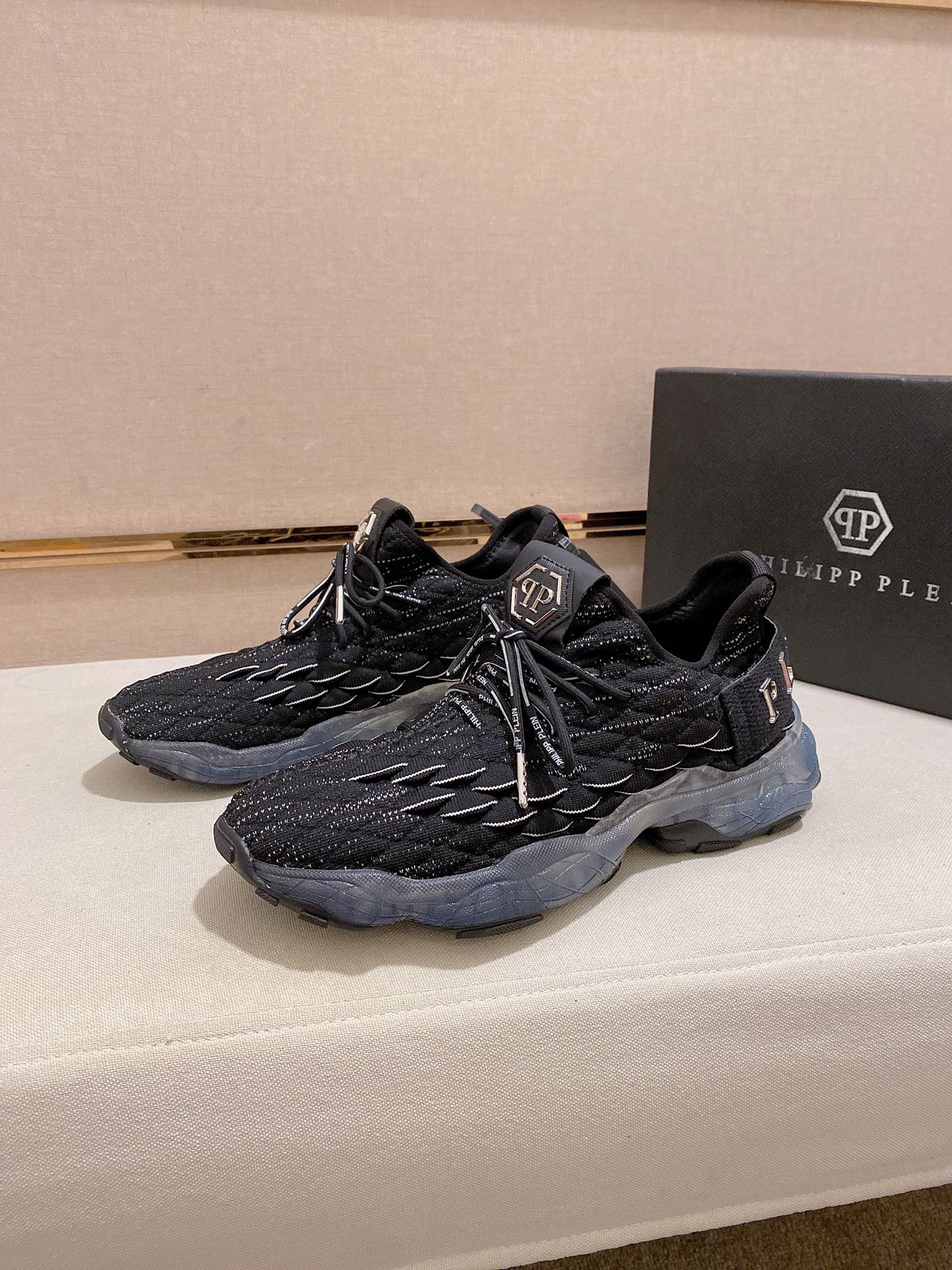 Precio de fábrica: 310PHILIPP PLEIN marca marea alemana, boutique única original, entrenadores casua