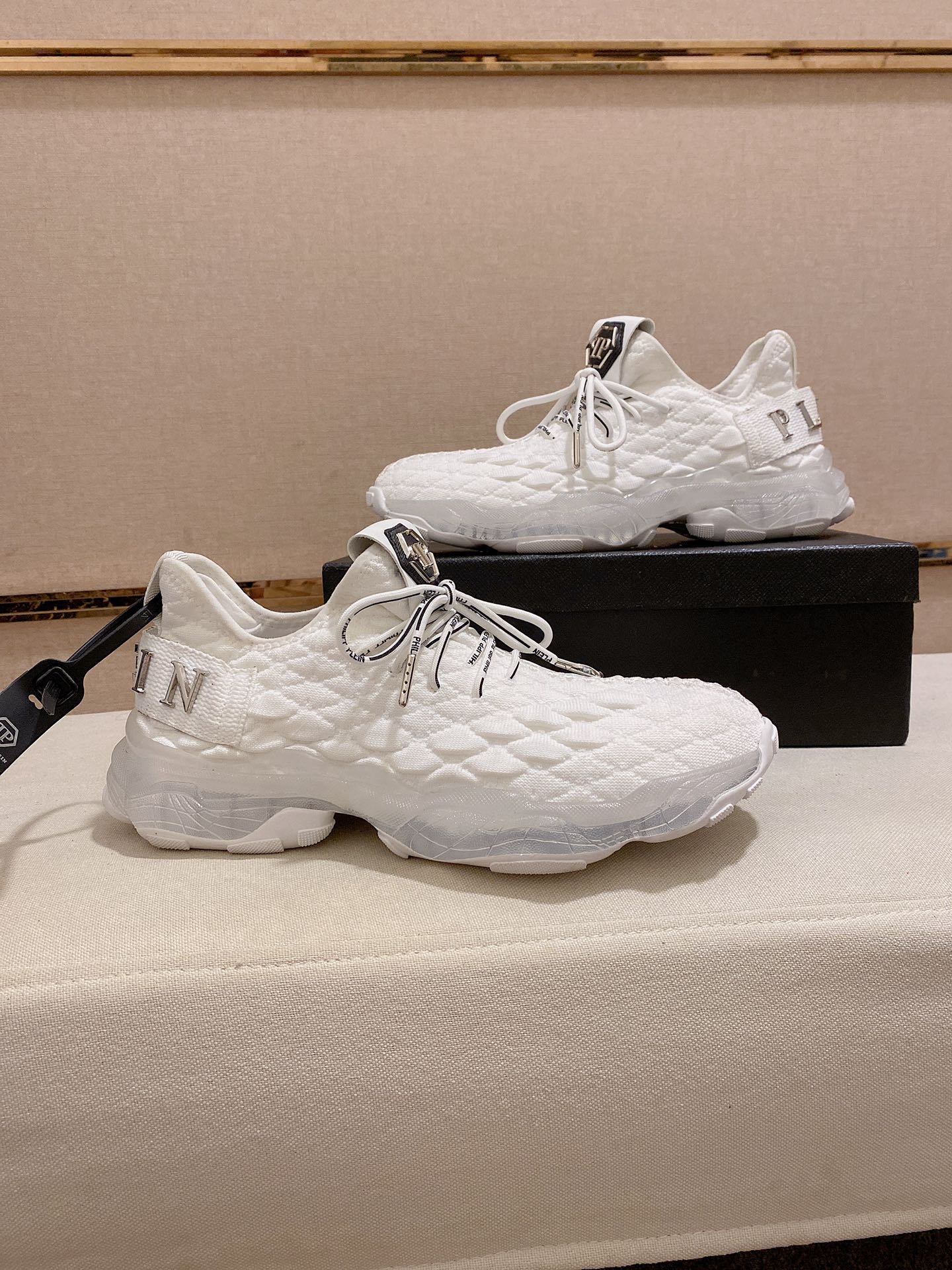 Precio de fábrica: 310PHILIPP PLEIN marca marea alemana, boutique única original, entrenadores casua