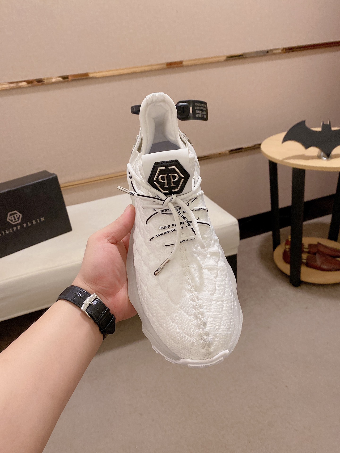 Precio de fábrica: 310PHILIPP PLEIN marca marea alemana, boutique única original, entrenadores casua