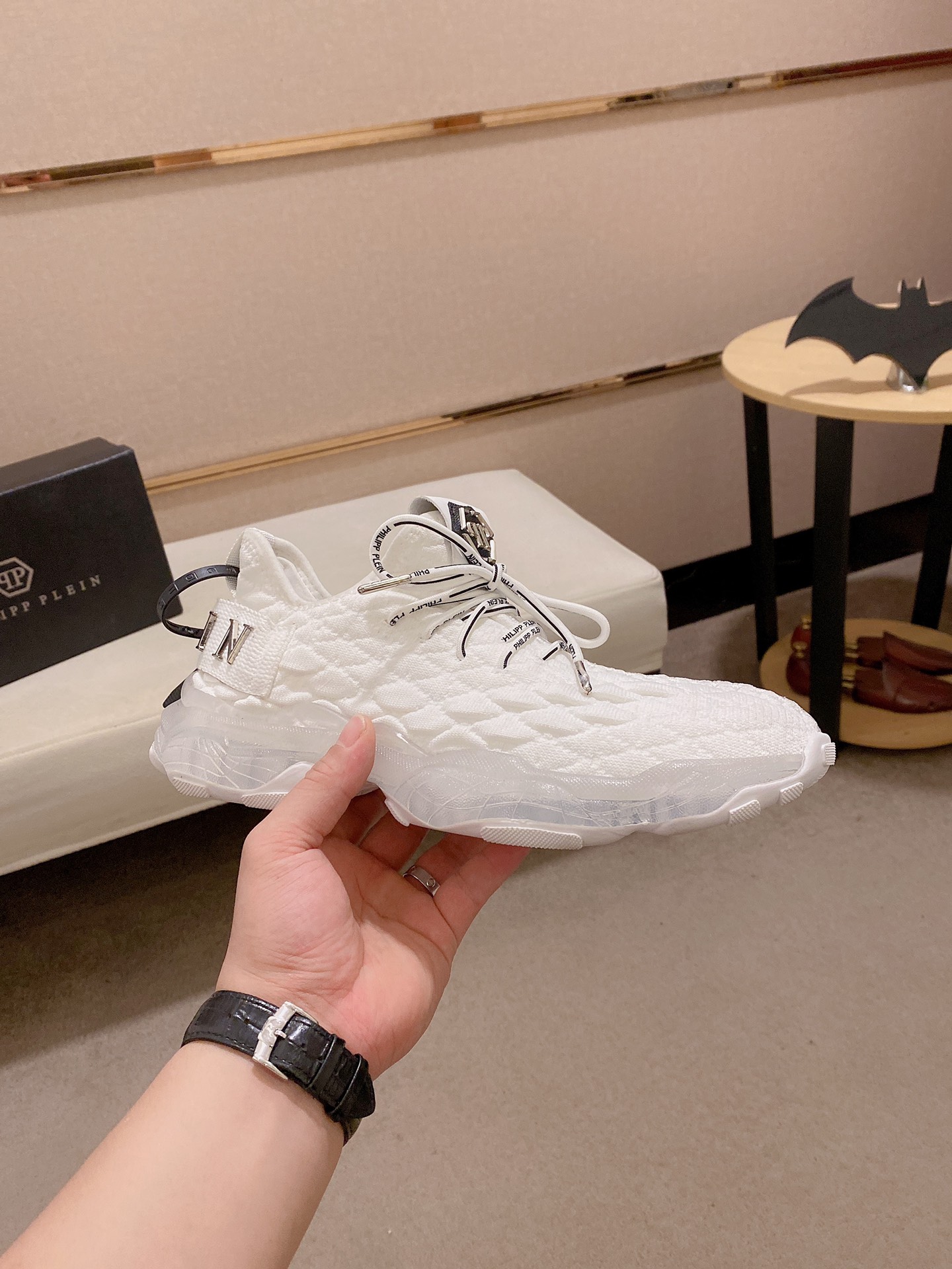Precio de fábrica: 310PHILIPP PLEIN marca marea alemana, boutique única original, entrenadores casua