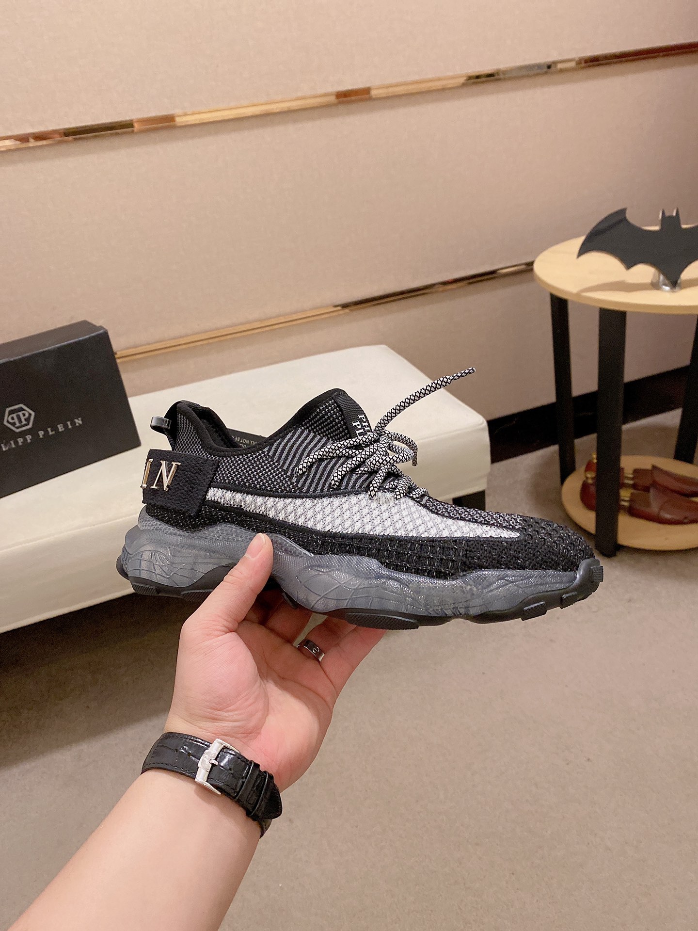 Precio de fábrica: 310PHILIPP PLEIN marca marea alemana, boutique única original, entrenadores casua