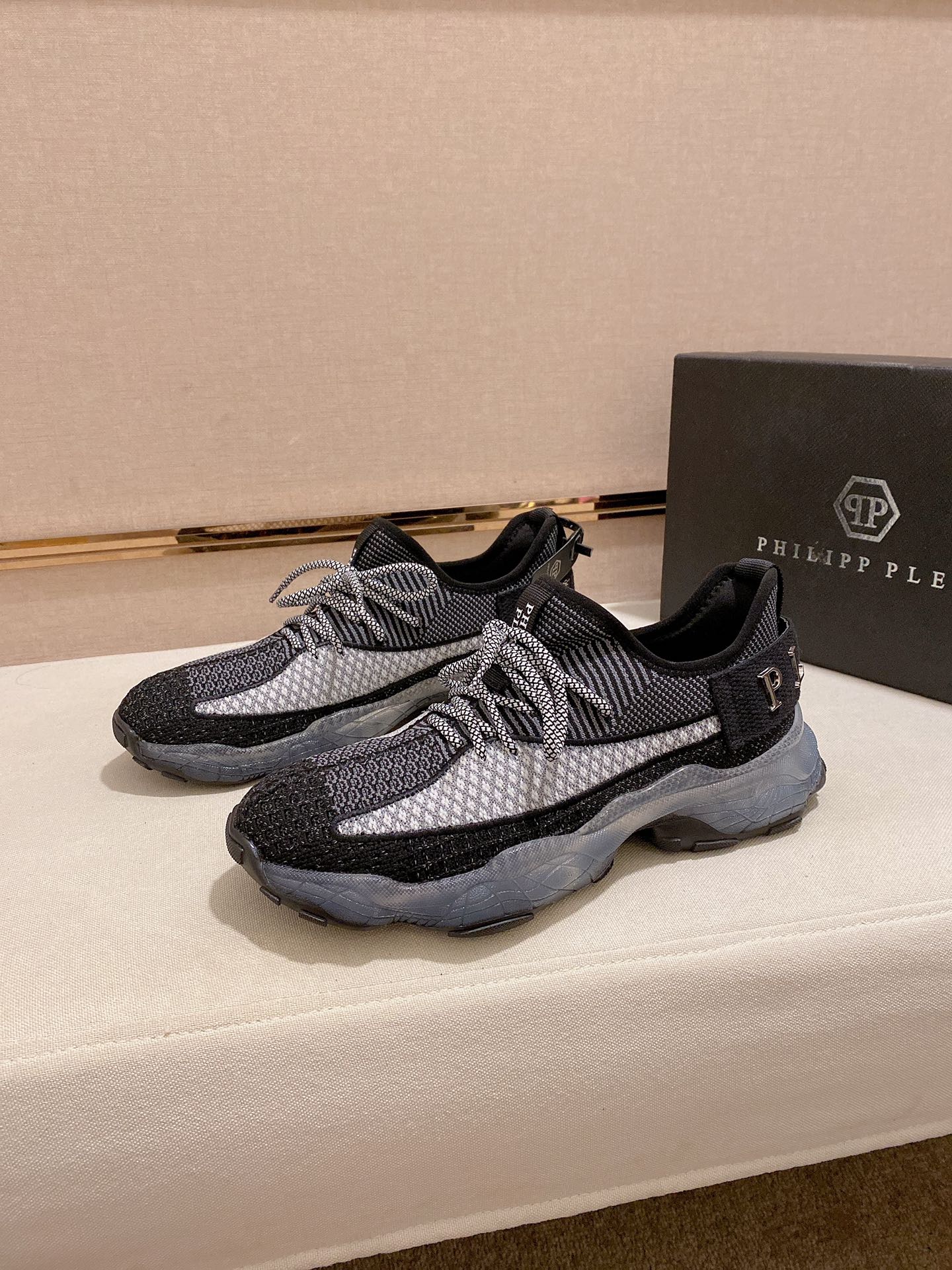 Precio de fábrica: 310PHILIPP PLEIN marca marea alemana, boutique única original, entrenadores casua