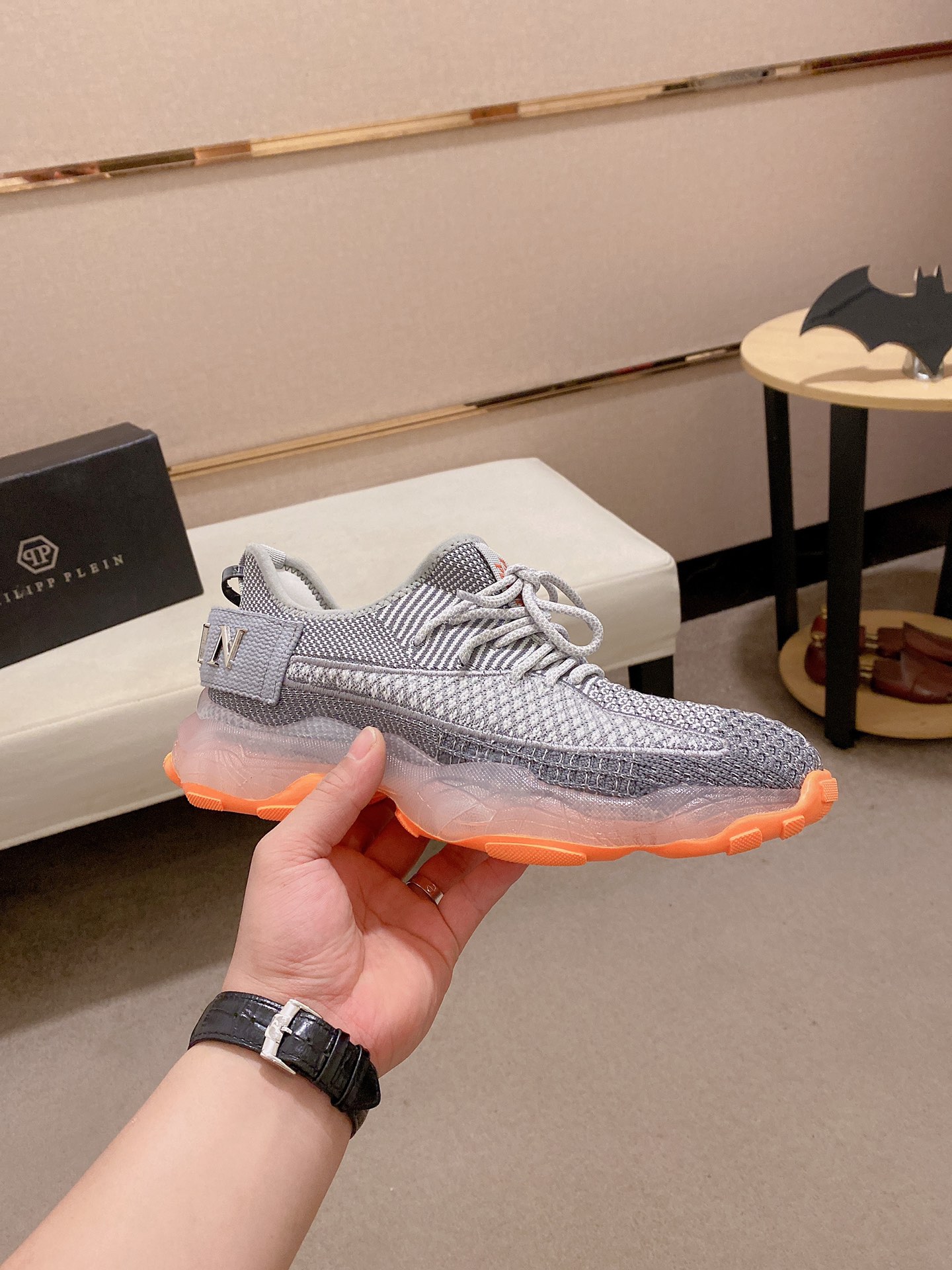 Precio de fábrica: 310PHILIPP PLEIN marca marea alemana, boutique única original, entrenadores casua