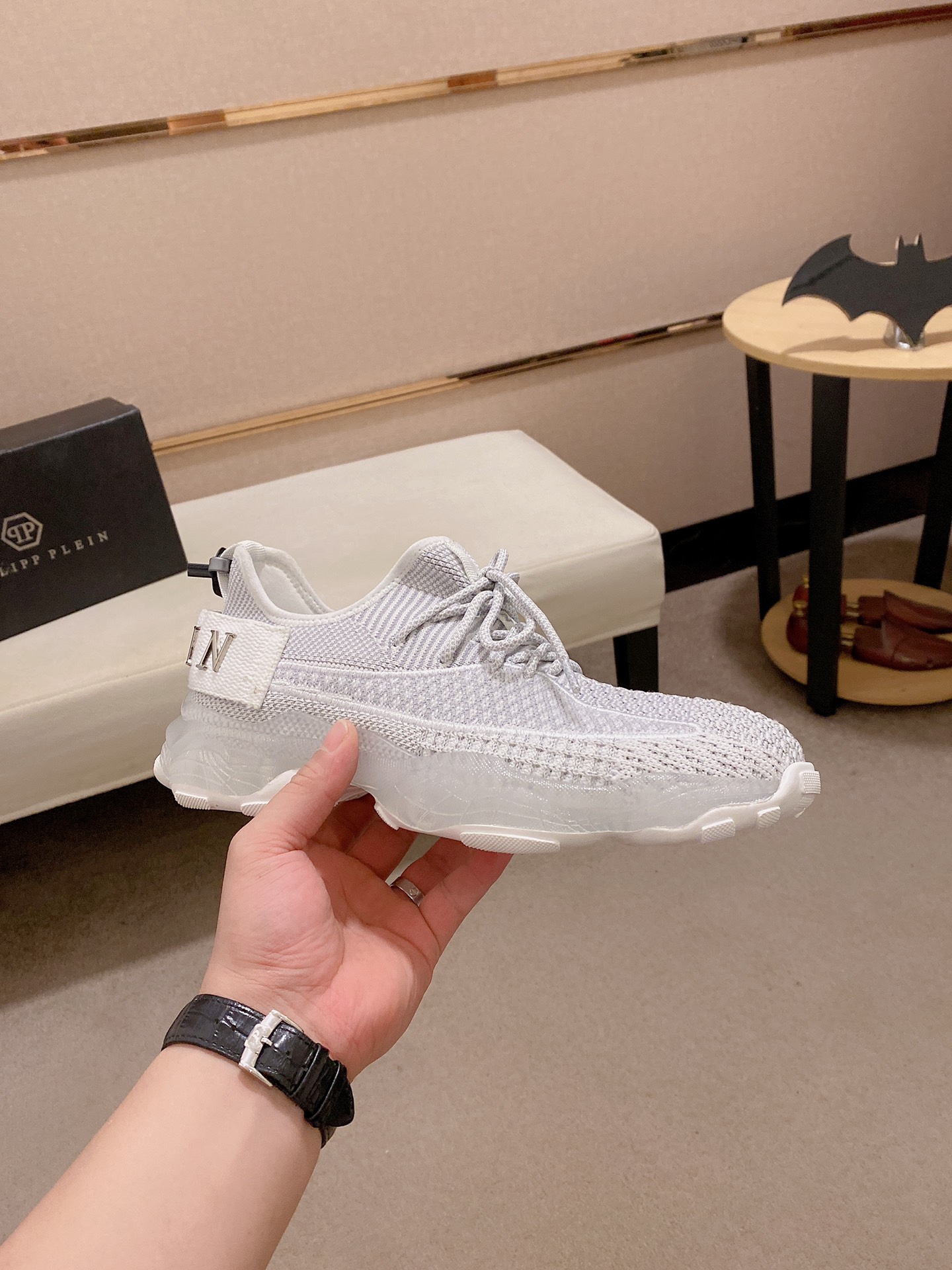 Precio de fábrica: 310PHILIPP PLEIN marca marea alemana, boutique única original, entrenadores casua