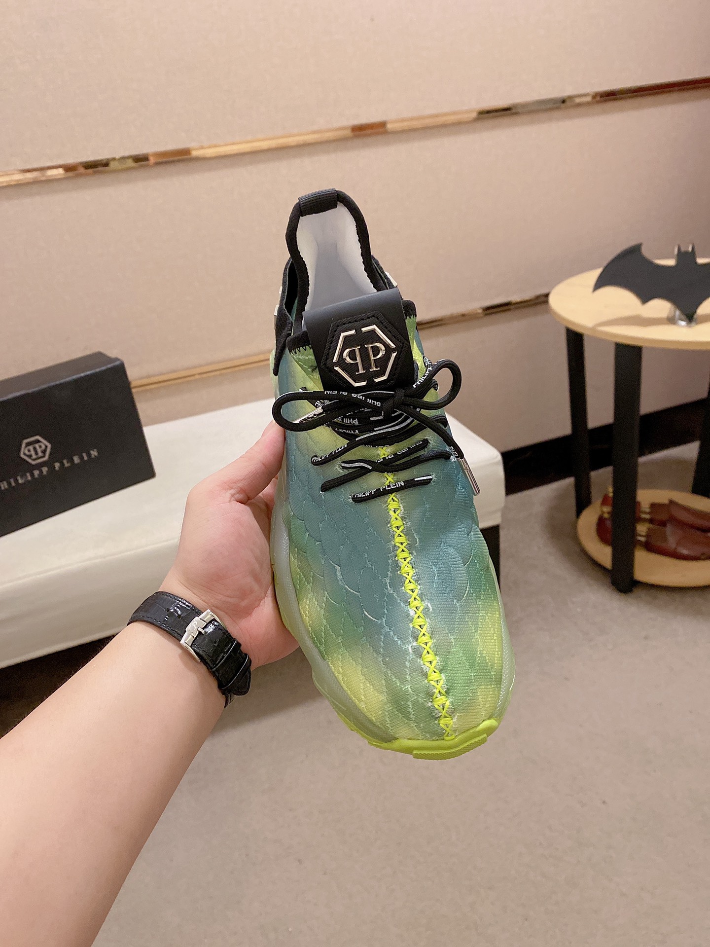 Precio de fábrica: 310PHILIPP PLEIN marca marea alemana, boutique única original, entrenadores casua
