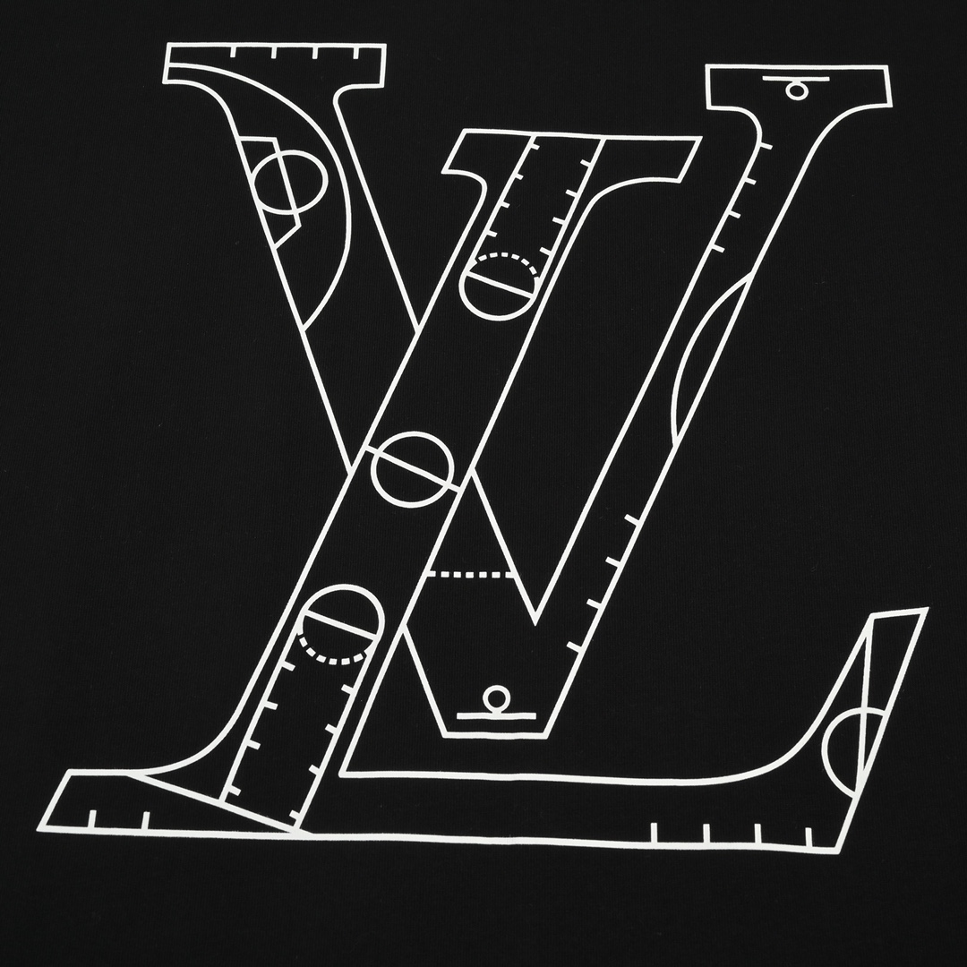 Louisvuitton & NBA 24ss 联名款印花logo短袖