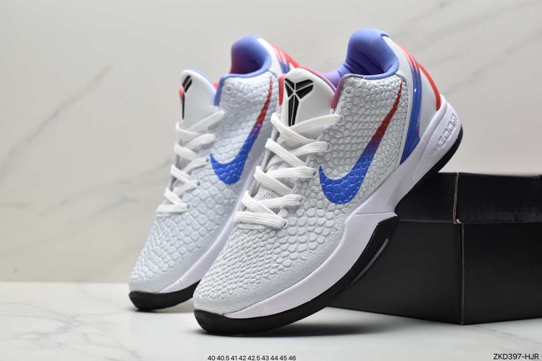 270 科比6 Kobe 6 “Mamba Forever”整双鞋采用经典黑红色CW2190