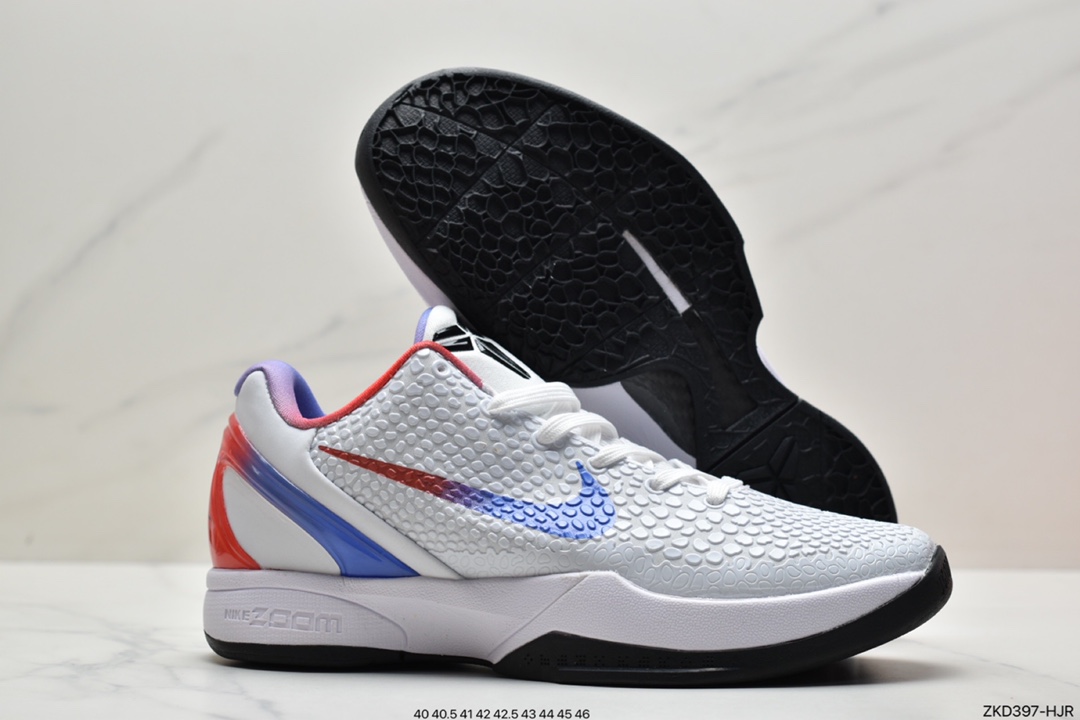 270 科比6 Kobe 6 “Mamba Forever”整双鞋采用经典黑红色CW2190