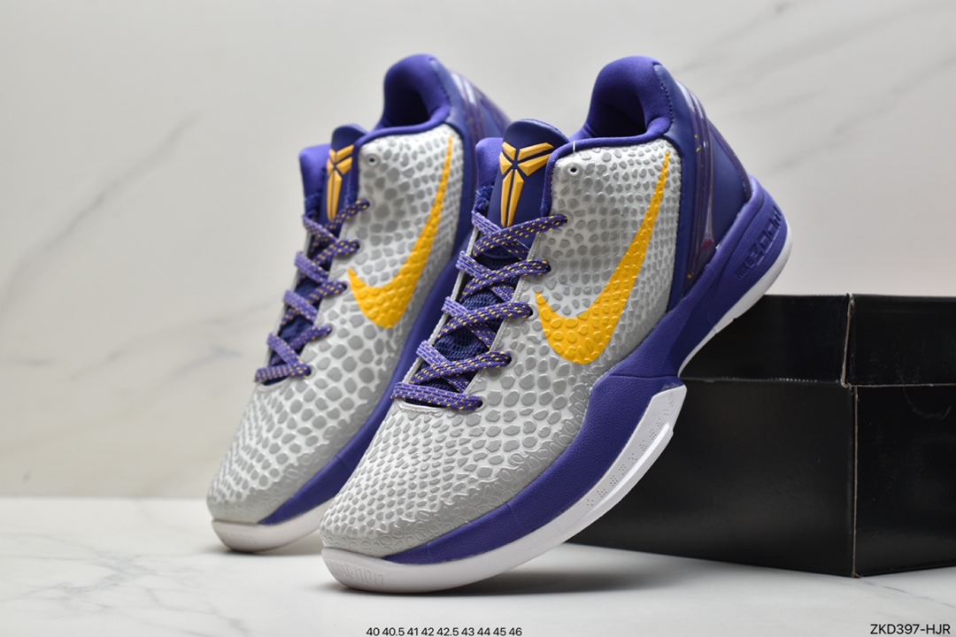 270 科比6 Kobe 6 “Mamba Forever”整双鞋采用经典黑红色CW2190