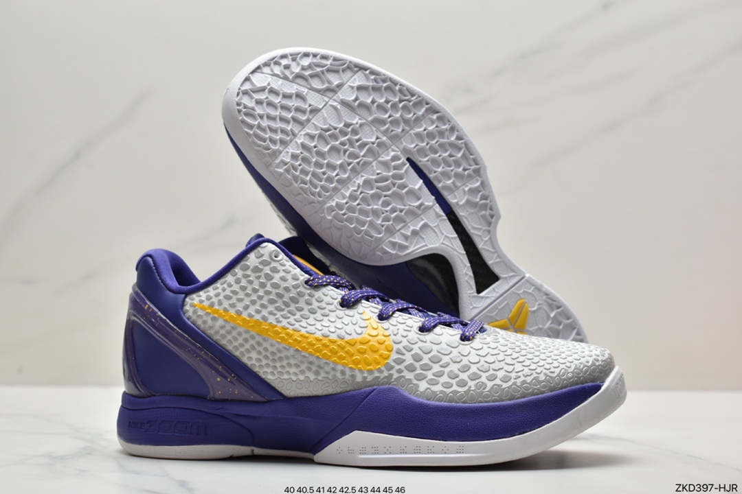 270 科比6 Kobe 6 “Mamba Forever”整双鞋采用经典黑红色CW2190