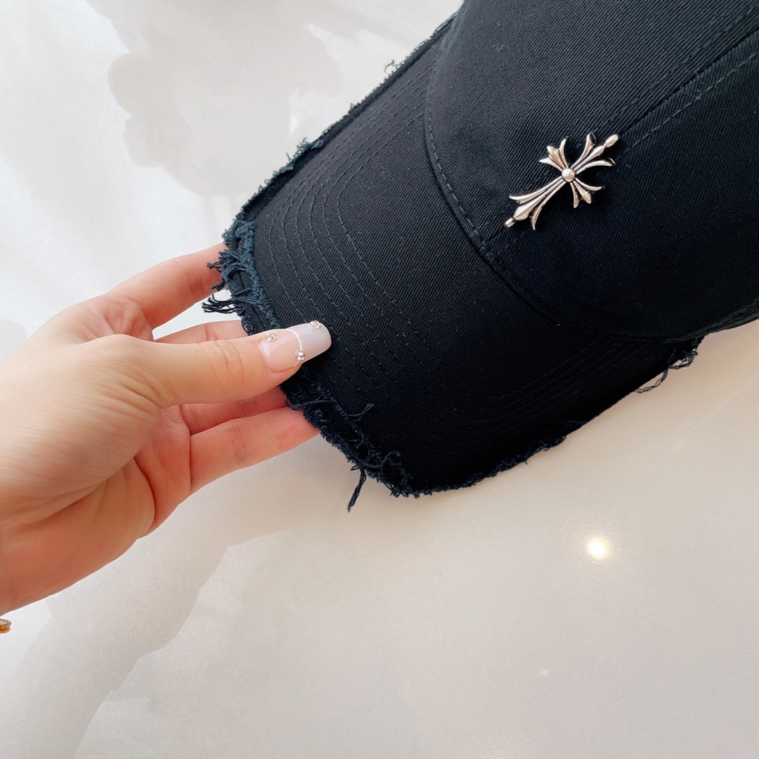 [Chrome Hearts Hats]Croxin new model Baseball cap made by washing water High q