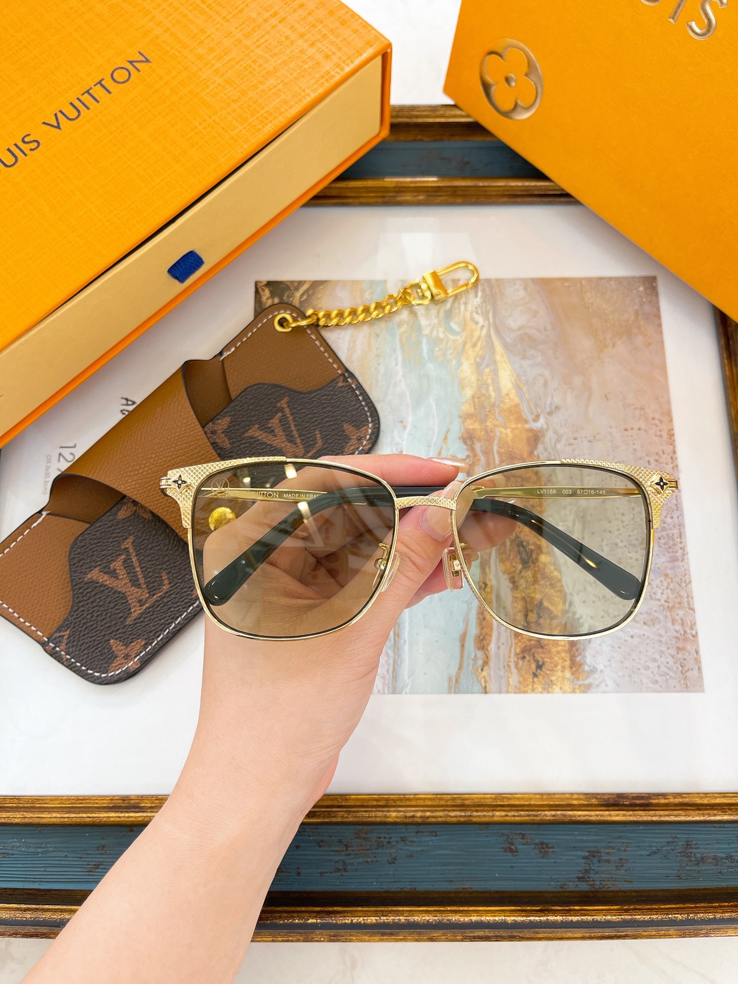 [Louis Vuitton Eyewear]Top original single quality sunglasses LV sunglasses Lo