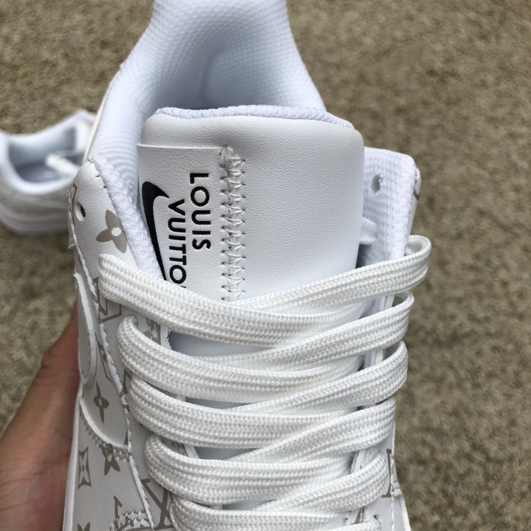 320 Louis Vuitton LV x Nike Air Force 1 x off-white 联名AF1 空军一号联名LV LD4631-203