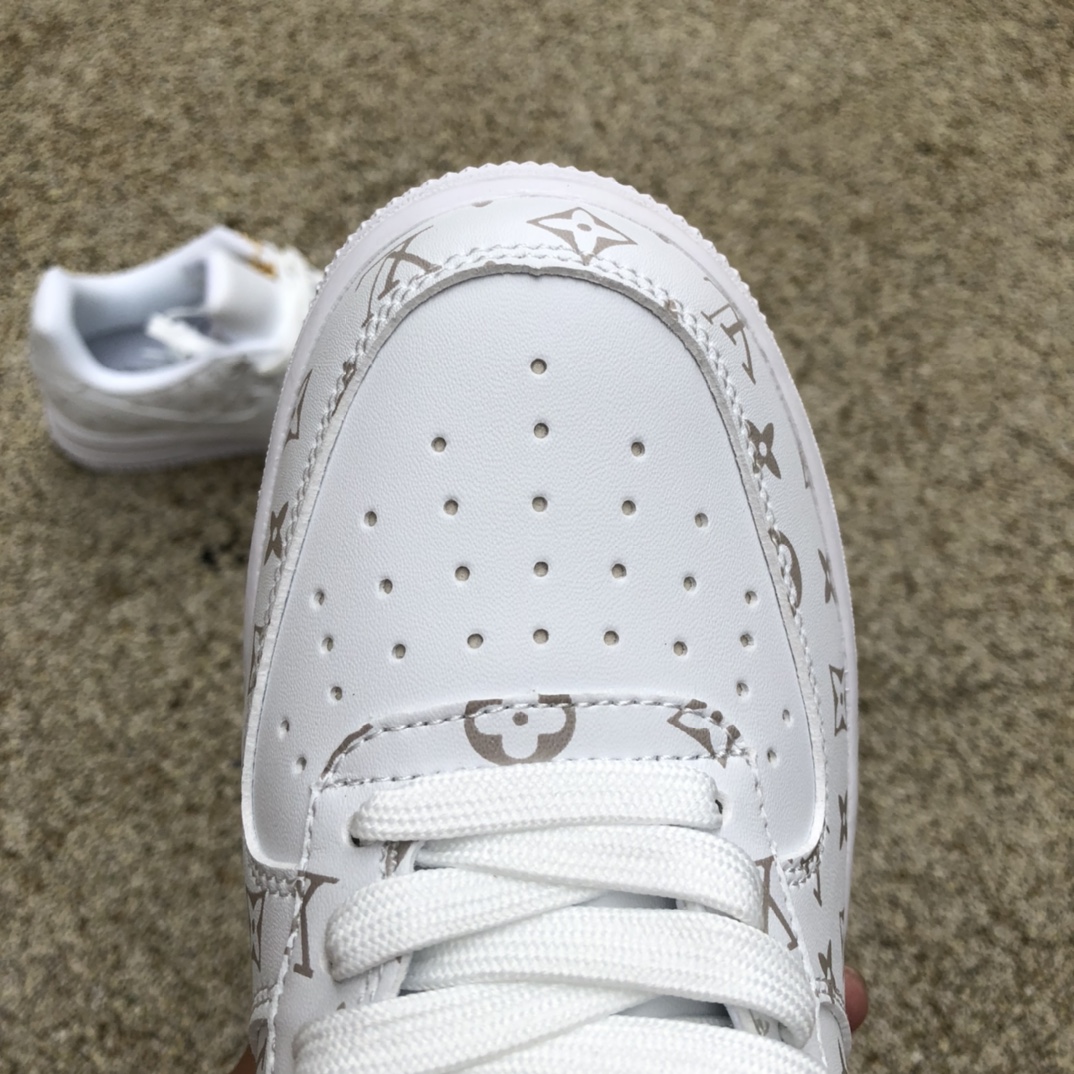 320 Louis Vuitton LV x Nike Air Force 1 x off-white 联名AF1 空军一号联名LV LD4631-203