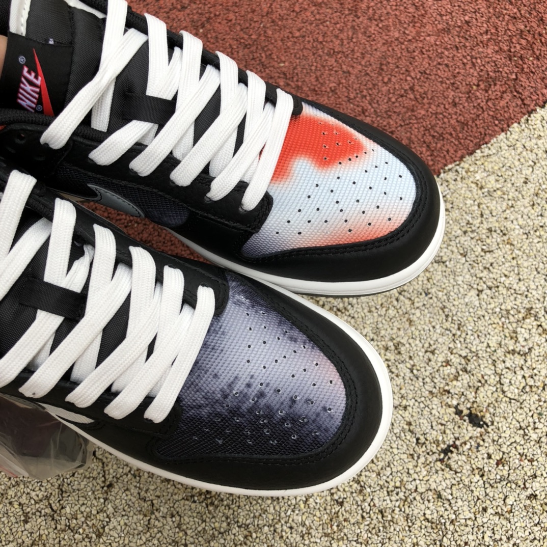 430 Nike Dunk Low Retro 黑红 街头涂鸦 男子低帮复古板鞋DM0108-001