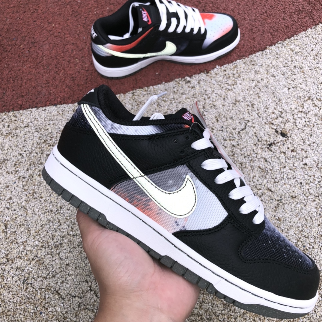 430 Nike Dunk Low Retro 黑红 街头涂鸦 男子低帮复古板鞋DM0108-001