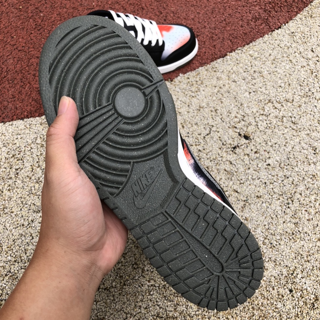 430 Nike Dunk Low Retro 黑红 街头涂鸦 男子低帮复古板鞋DM0108-001