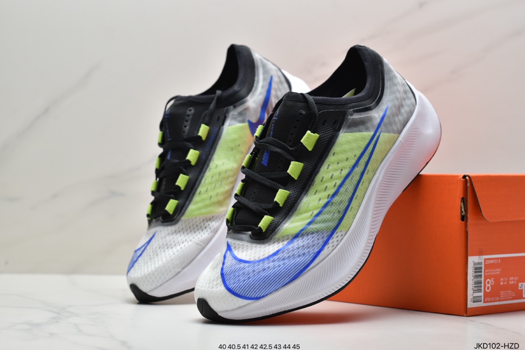 160 耐克Nike ZOOM FLY 3 登月贾卡面透气 舒适软底 AT8240