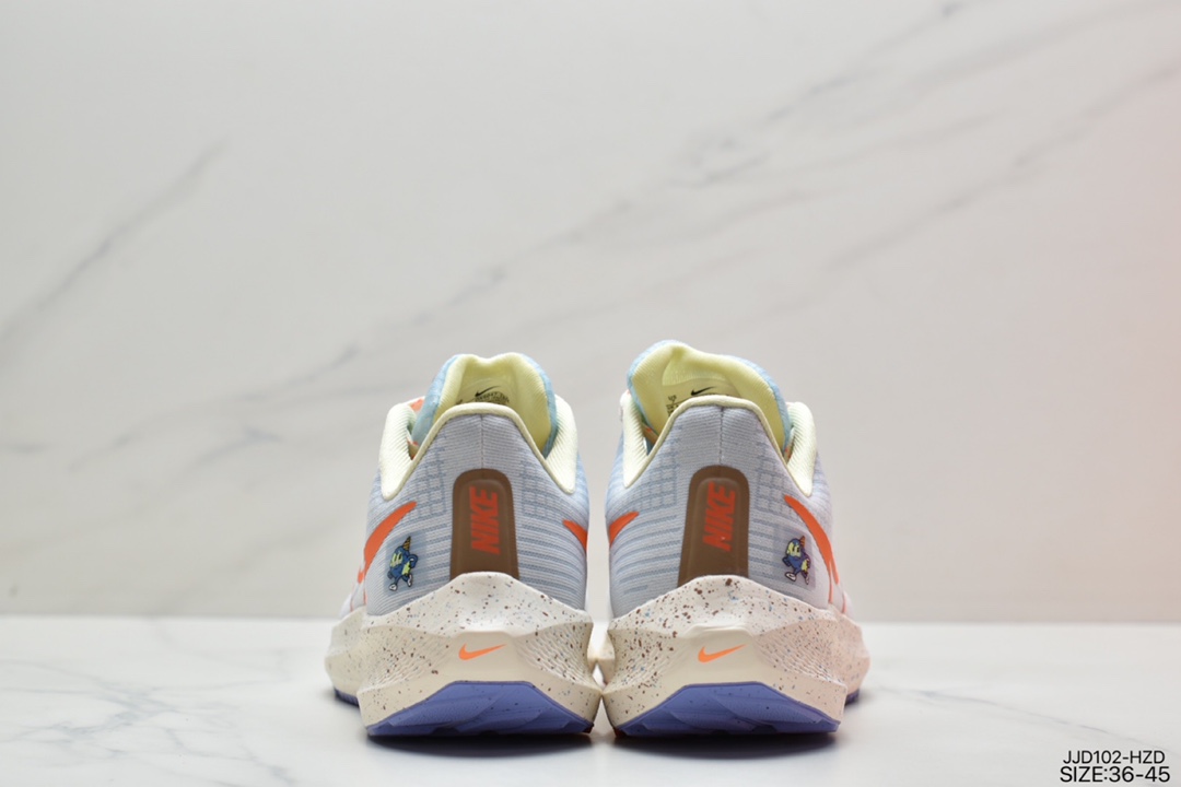 130 真标耐克Nike Zoom Pegasus 39”Sail/Cube Pink” 登月 39代慢跑鞋