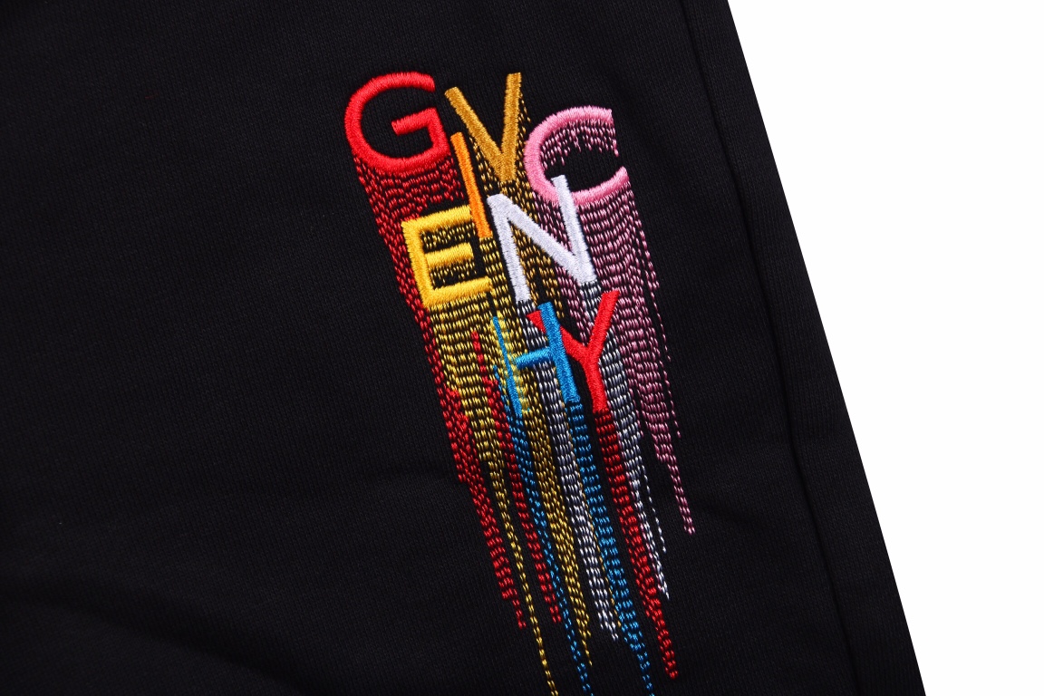 Givenchy 22SS 彩色logo刺绣短裤