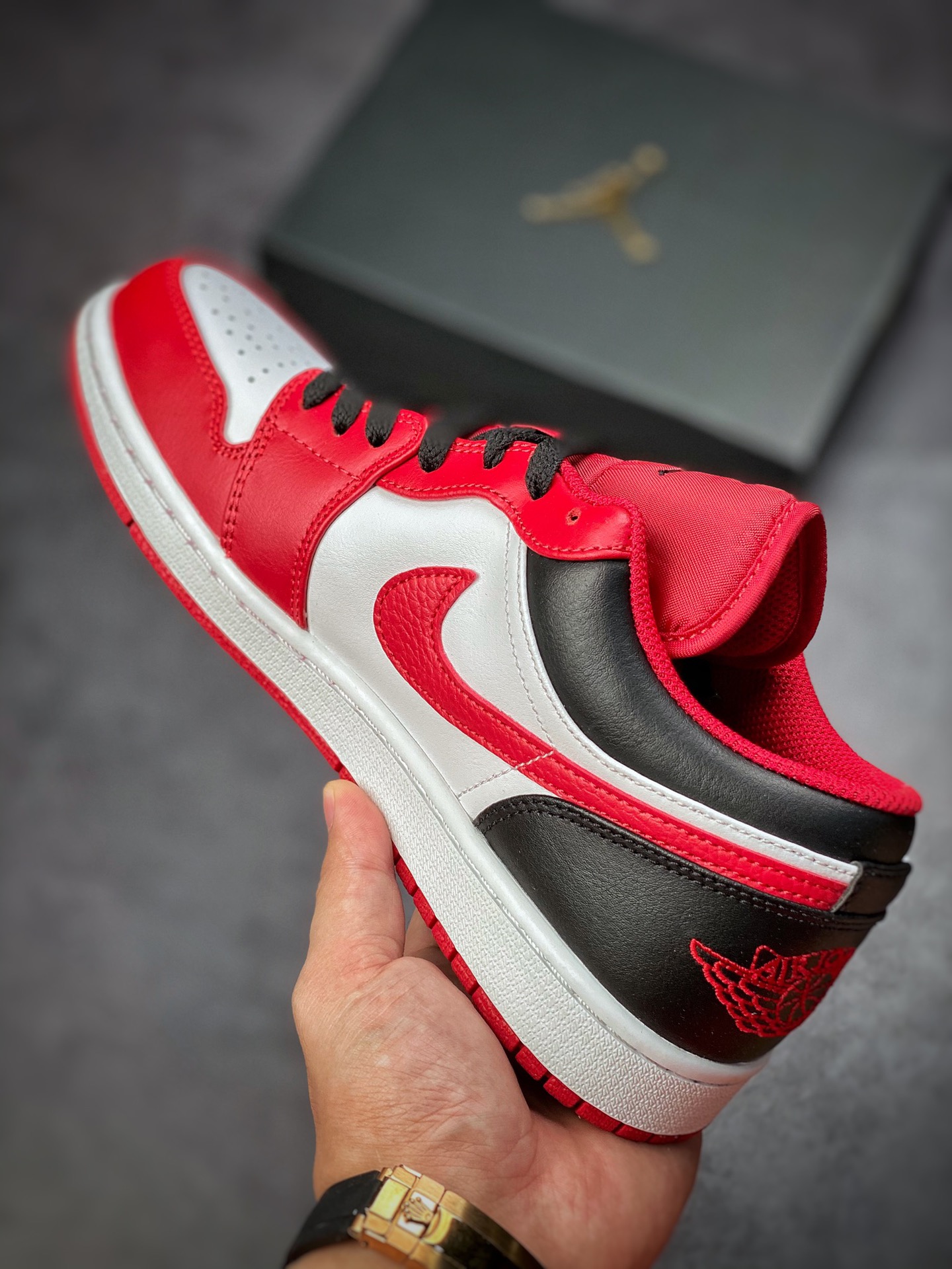 240 原装裸鞋级 市面最高工艺产物 Air Jordan 1 Low 纯原系列553558-163