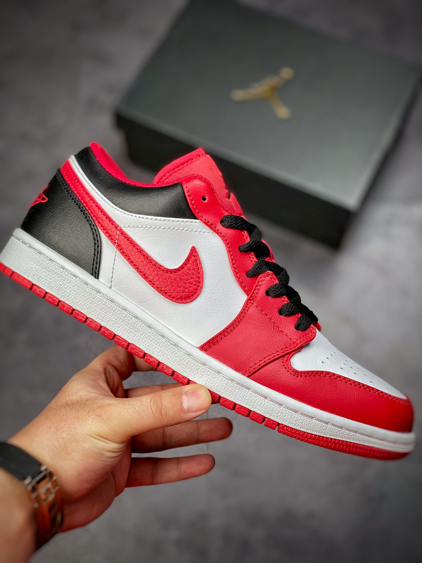240 原装裸鞋级 市面最高工艺产物 Air Jordan 1 Low 纯原系列553558-163