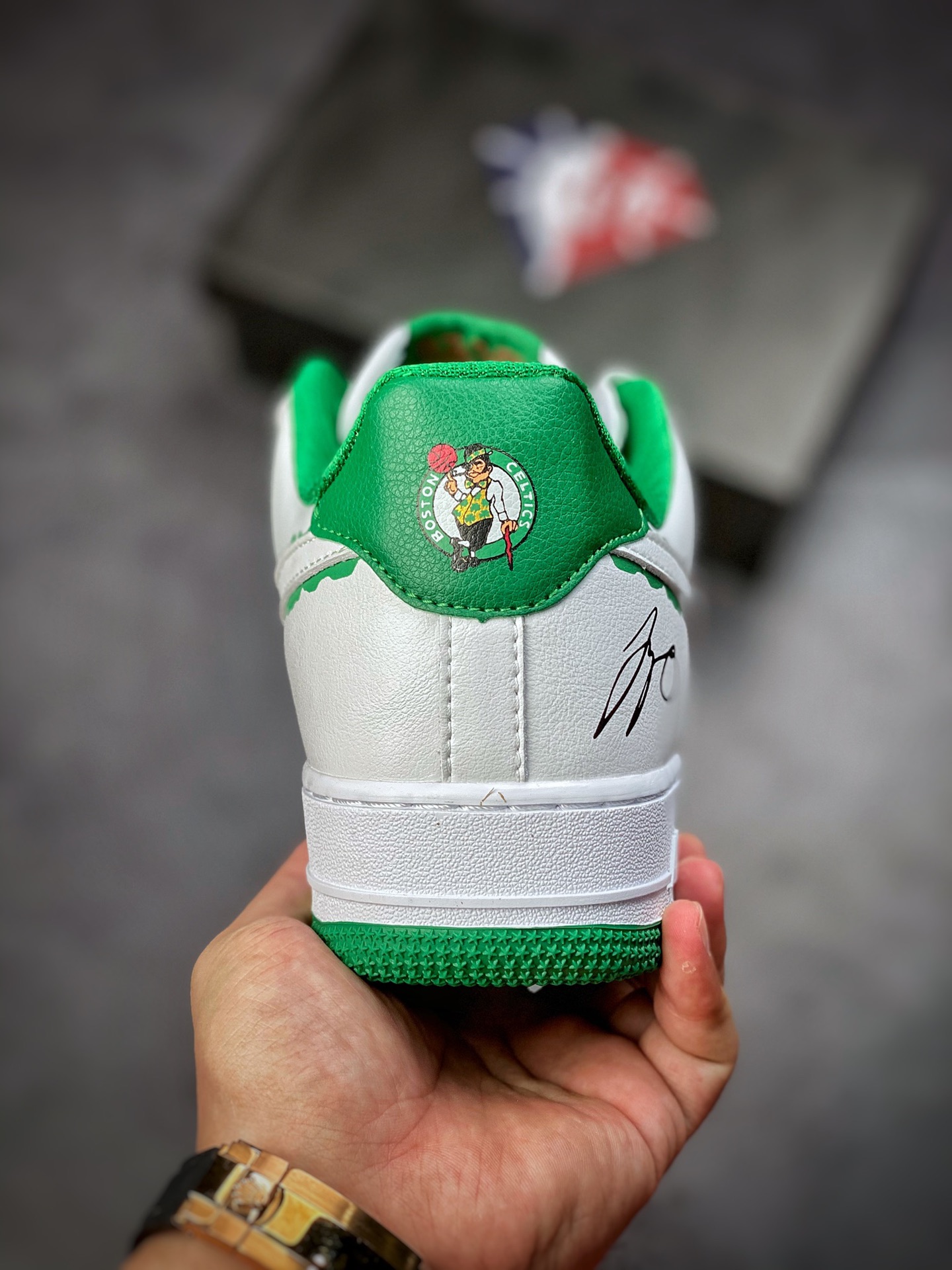240 Nike Air Force 1 Low 07 白绿金塔图姆NK9700-131