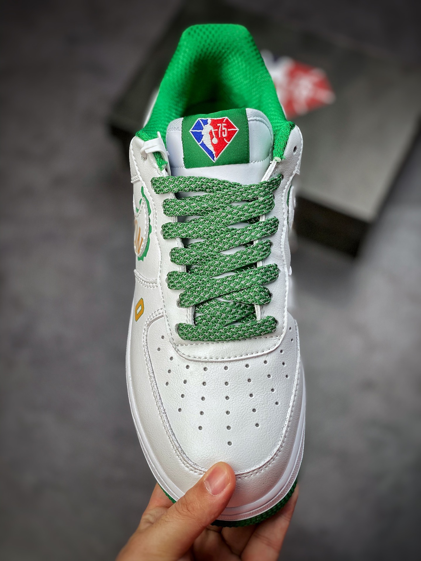 240 Nike Air Force 1 Low 07 白绿金塔图姆NK9700-131