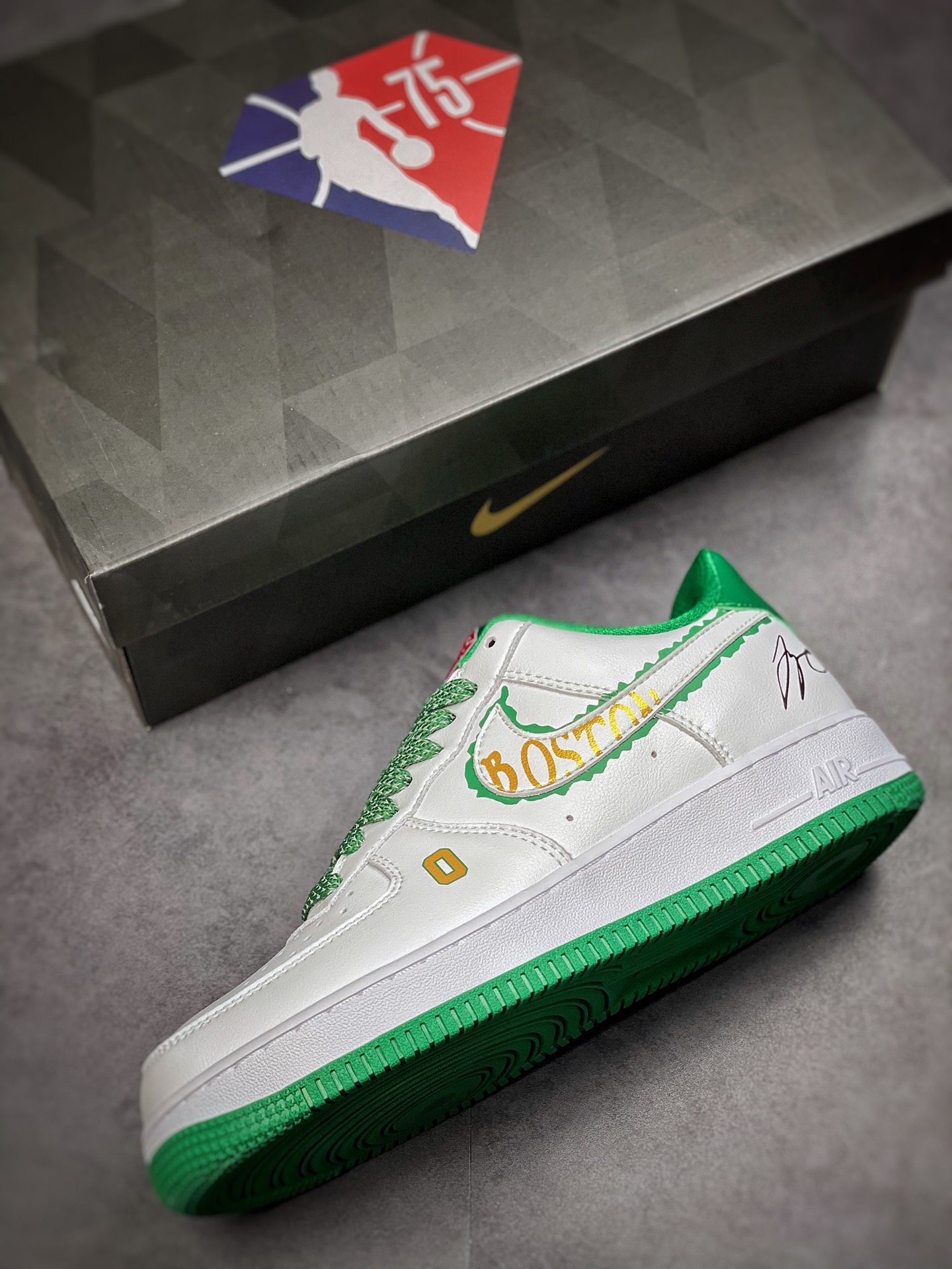 240 Nike Air Force 1 Low 07 白绿金塔图姆NK9700-131
