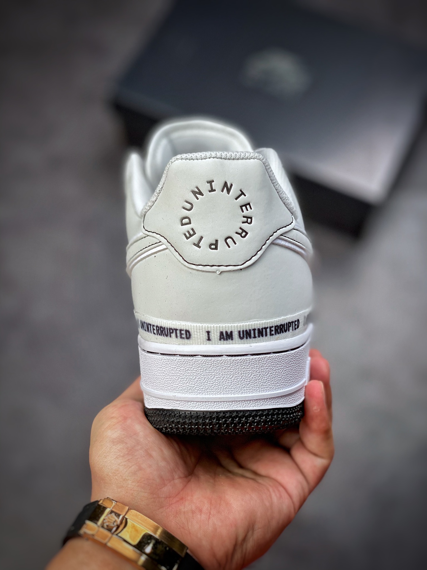 220 Nike Air Force 1 Low 07 × Uninterrupted 白黑签名涂鸦3M CQ0494-001