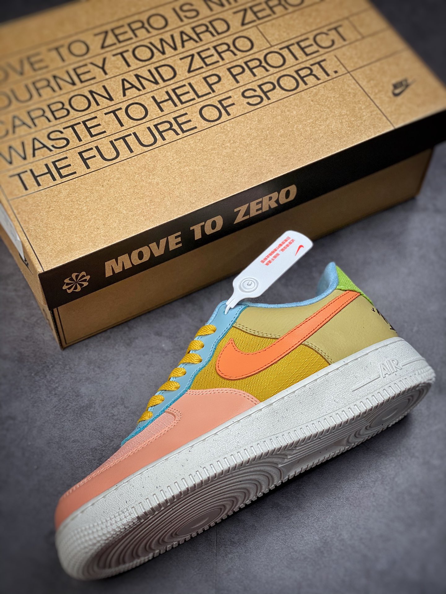 200 Nike Air Force 1 Low 07 黄粉蓝 DQ4531-700