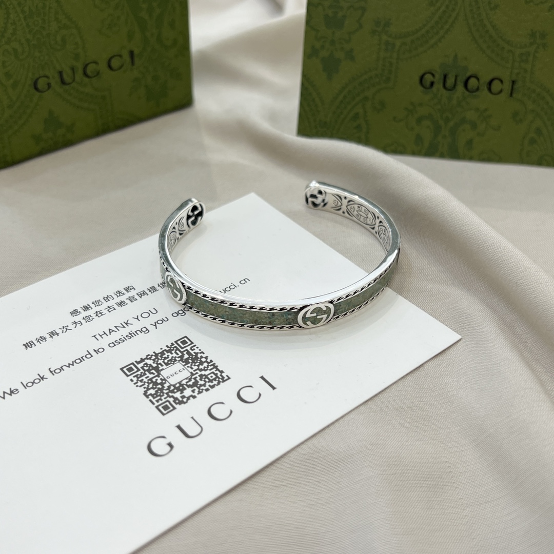 NO:101502,New Gucci 925 sterling silver double G interlocking marble enamel width 8.5mm size 17cm, Gucci bracelet, gucci, gucci, bracelet, pure silver19860909今日上新 Gucci古驰925纯银双G互扣式大理石纹珐琅 宽8.5mm 尺寸均码17cm,古驰手镯,gucci,gucci,bracelet,pure silver,Jewelry
