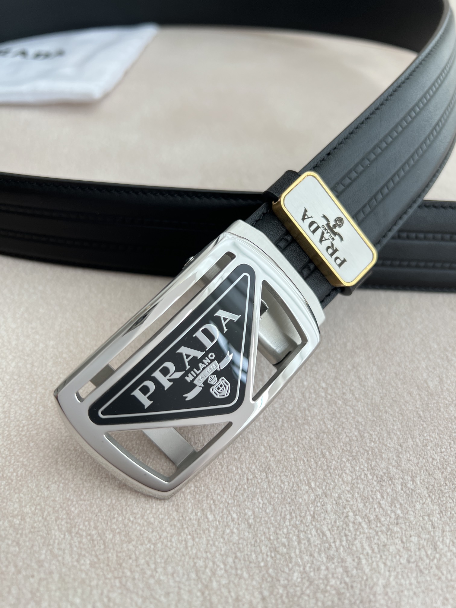 品名普拉达.PRADA️腰带皮带自动
