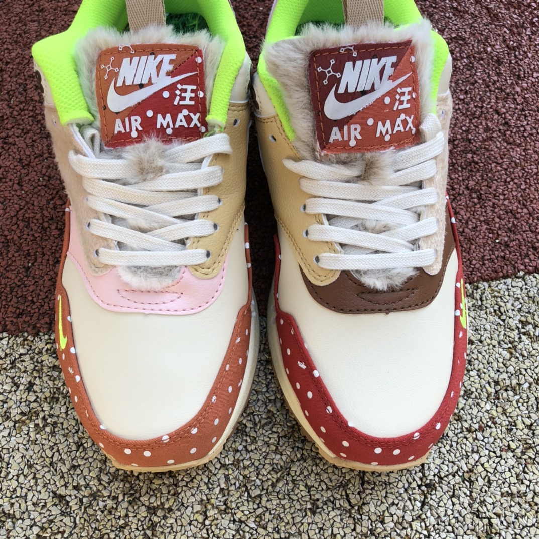 Max1卡其红 耐克Nike Air Max 1卡其红田园犬汪汪狗复古休闲跑步鞋DR2553-111