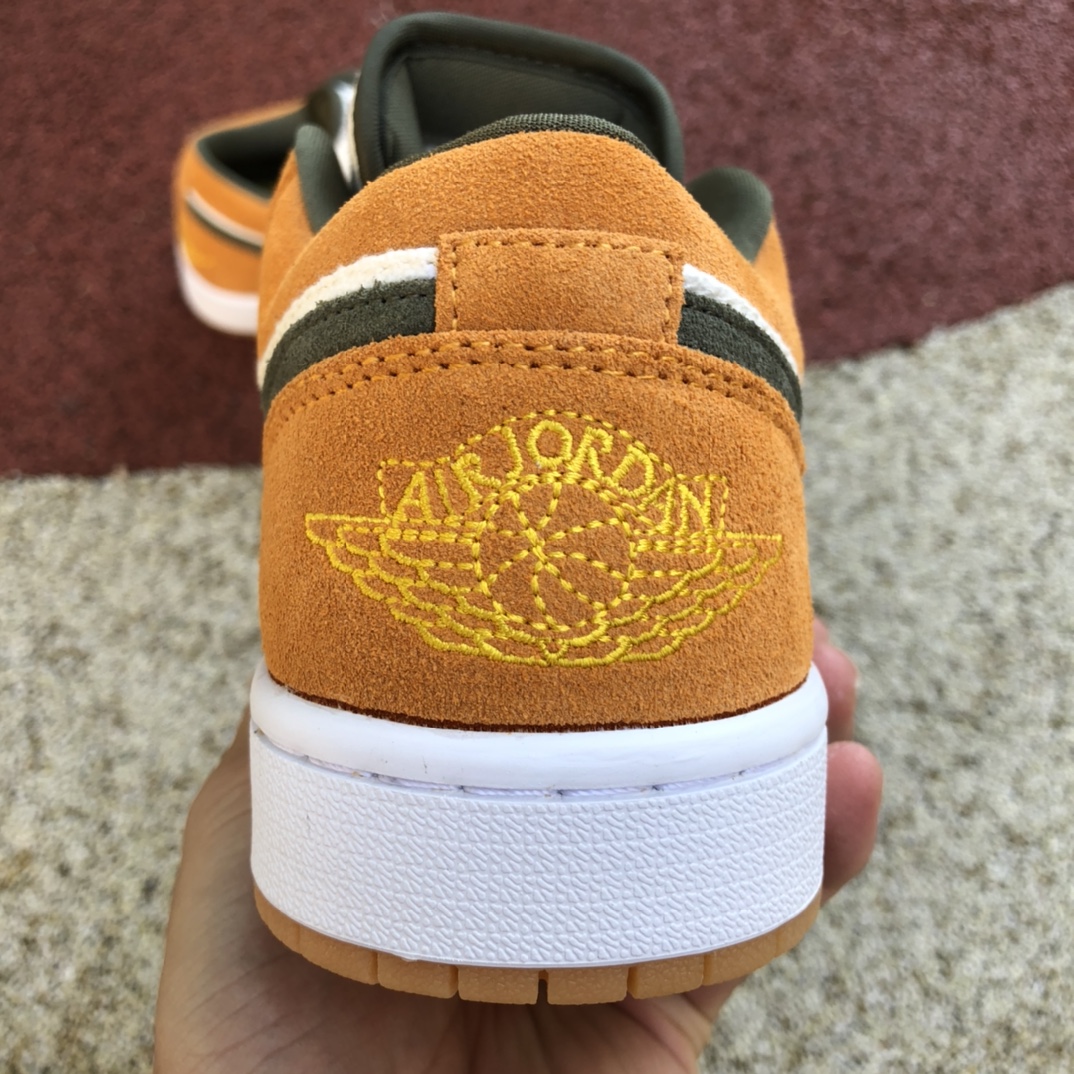aj1白橘灰low 260  Air Jordan 1 Low AJ1 白橘灰复古篮球鞋 DJ0342-102