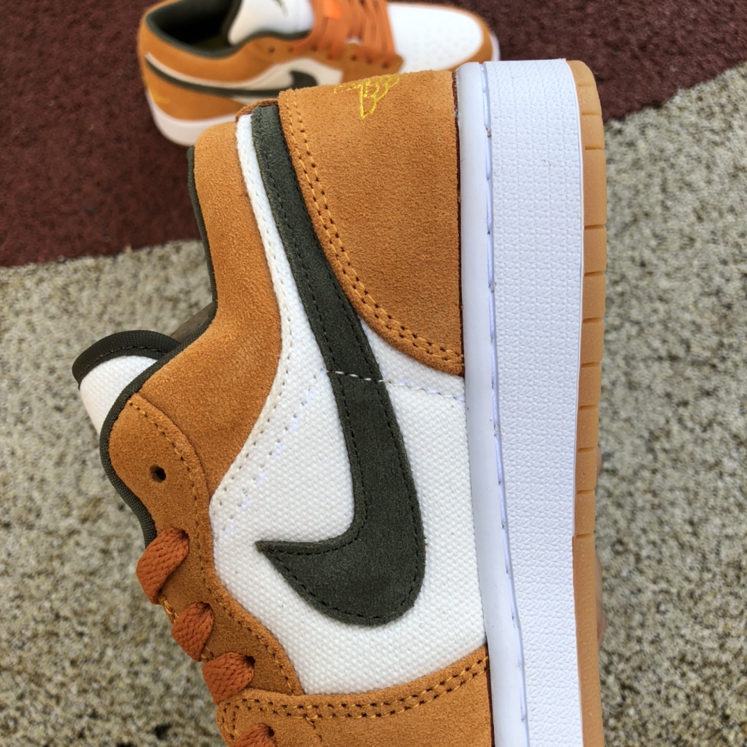 aj1白橘灰low 260  Air Jordan 1 Low AJ1 白橘灰复古篮球鞋 DJ0342-102