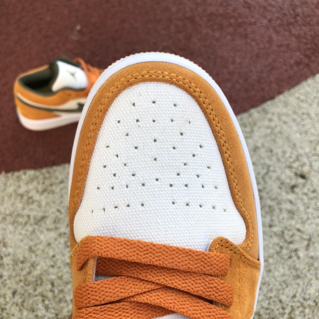 aj1白橘灰low 260  Air Jordan 1 Low AJ1 白橘灰复古篮球鞋 DJ0342-102