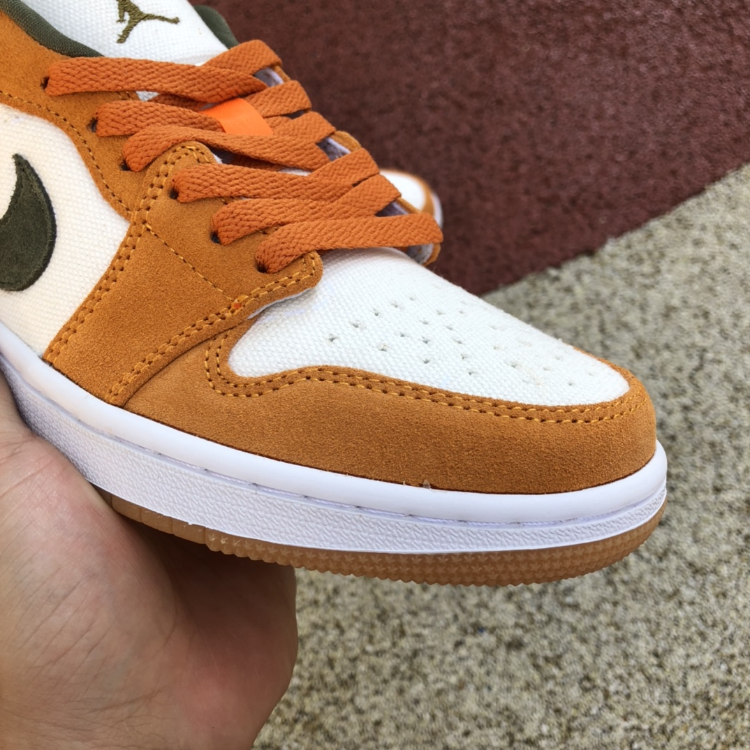 aj1白橘灰low 260  Air Jordan 1 Low AJ1 白橘灰复古篮球鞋 DJ0342-102