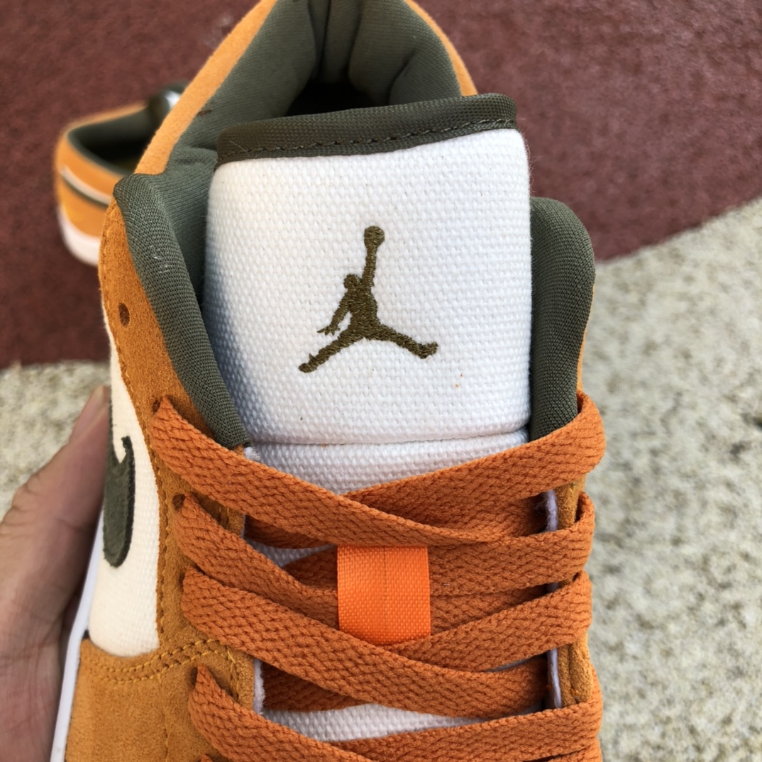 aj1白橘灰low 260  Air Jordan 1 Low AJ1 白橘灰复古篮球鞋 DJ0342-102