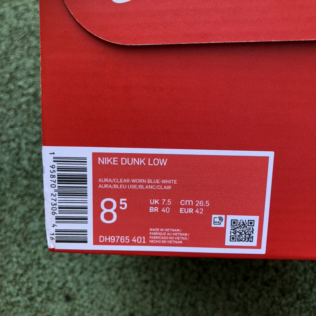 360  Nike Dunk Low 蓝灰 低帮 复古 休闲 板鞋 DH9765-401