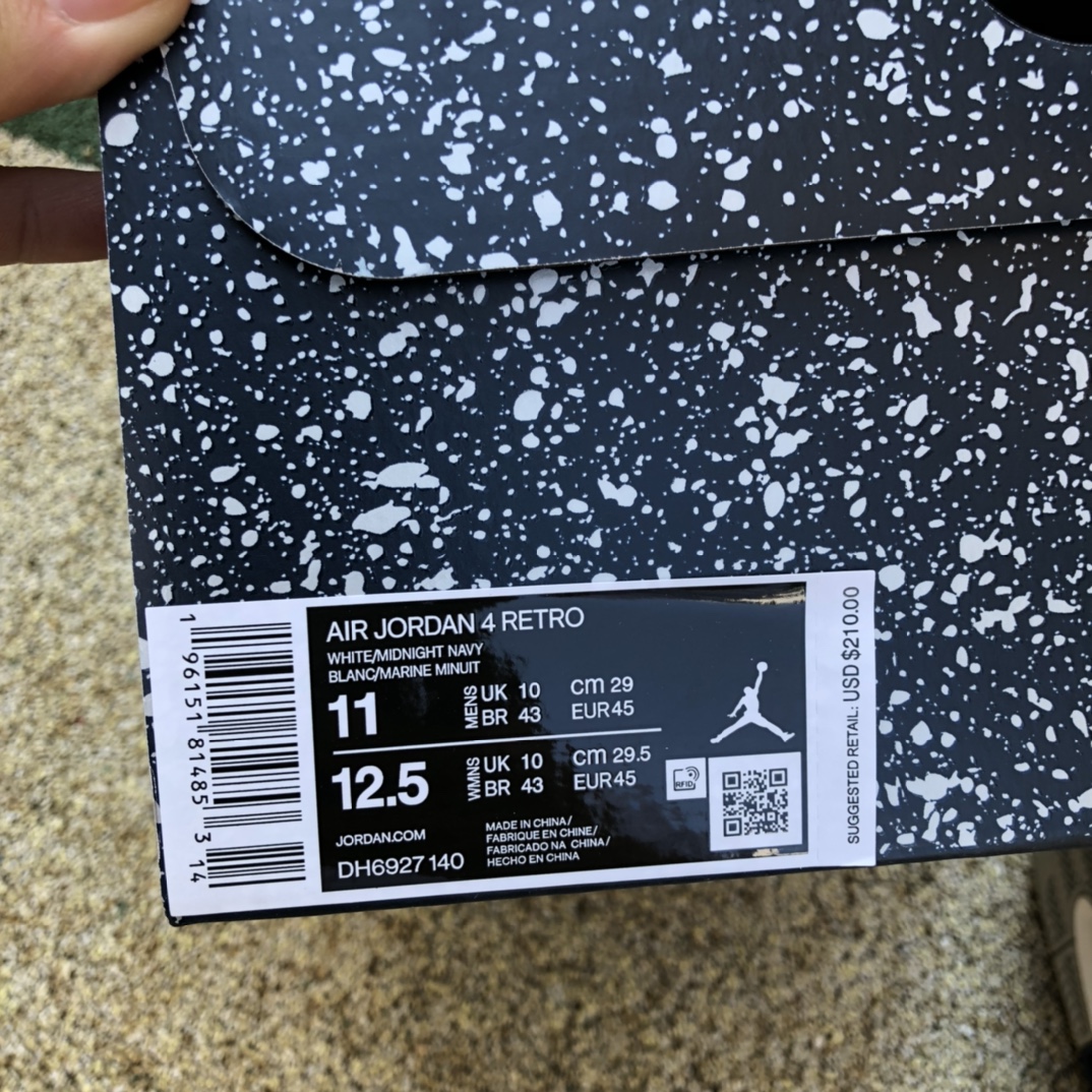 500 Air Jordan 4“Midnight Navy”DH6927-140