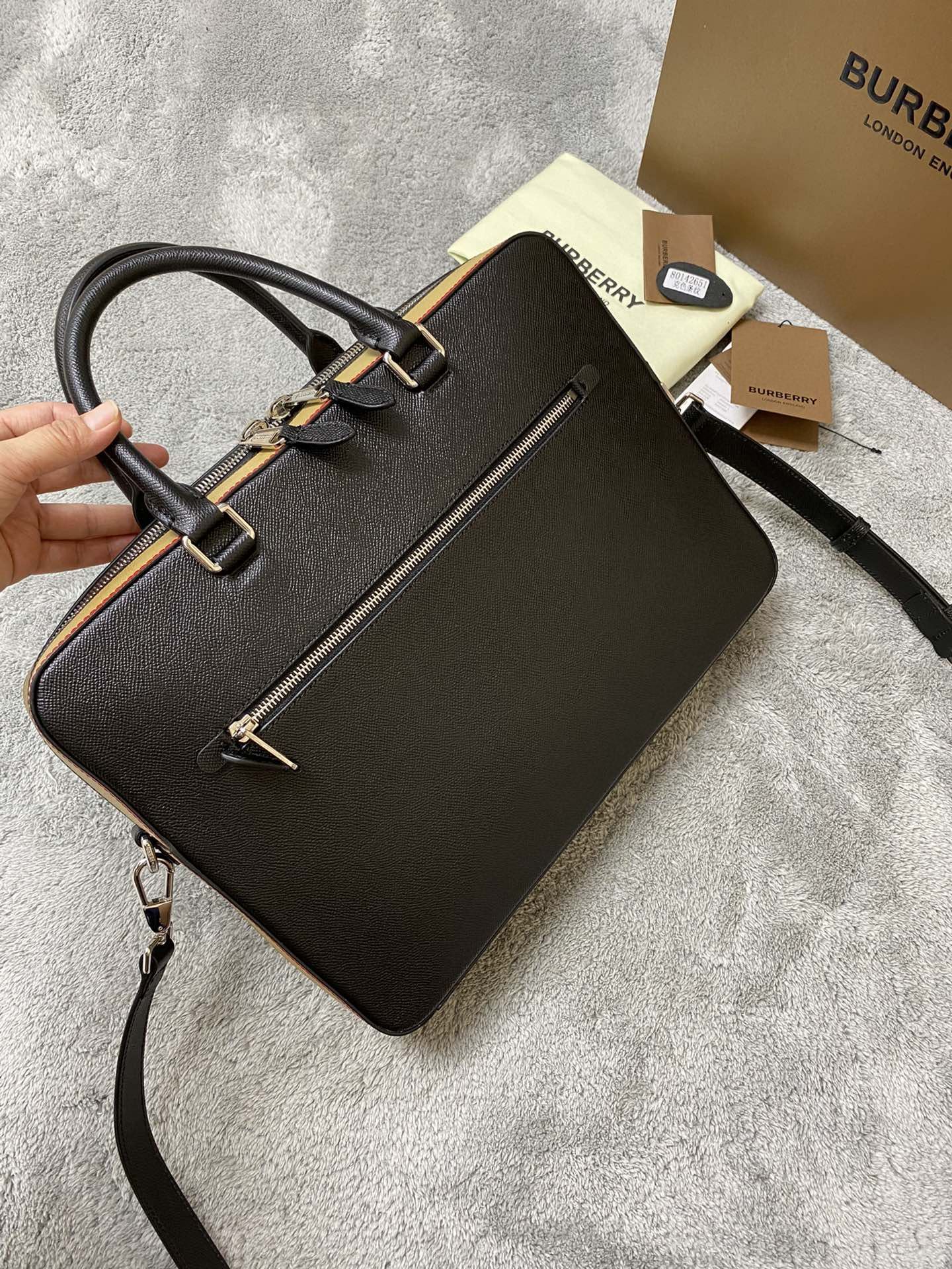 Burberry Briefcase Black business