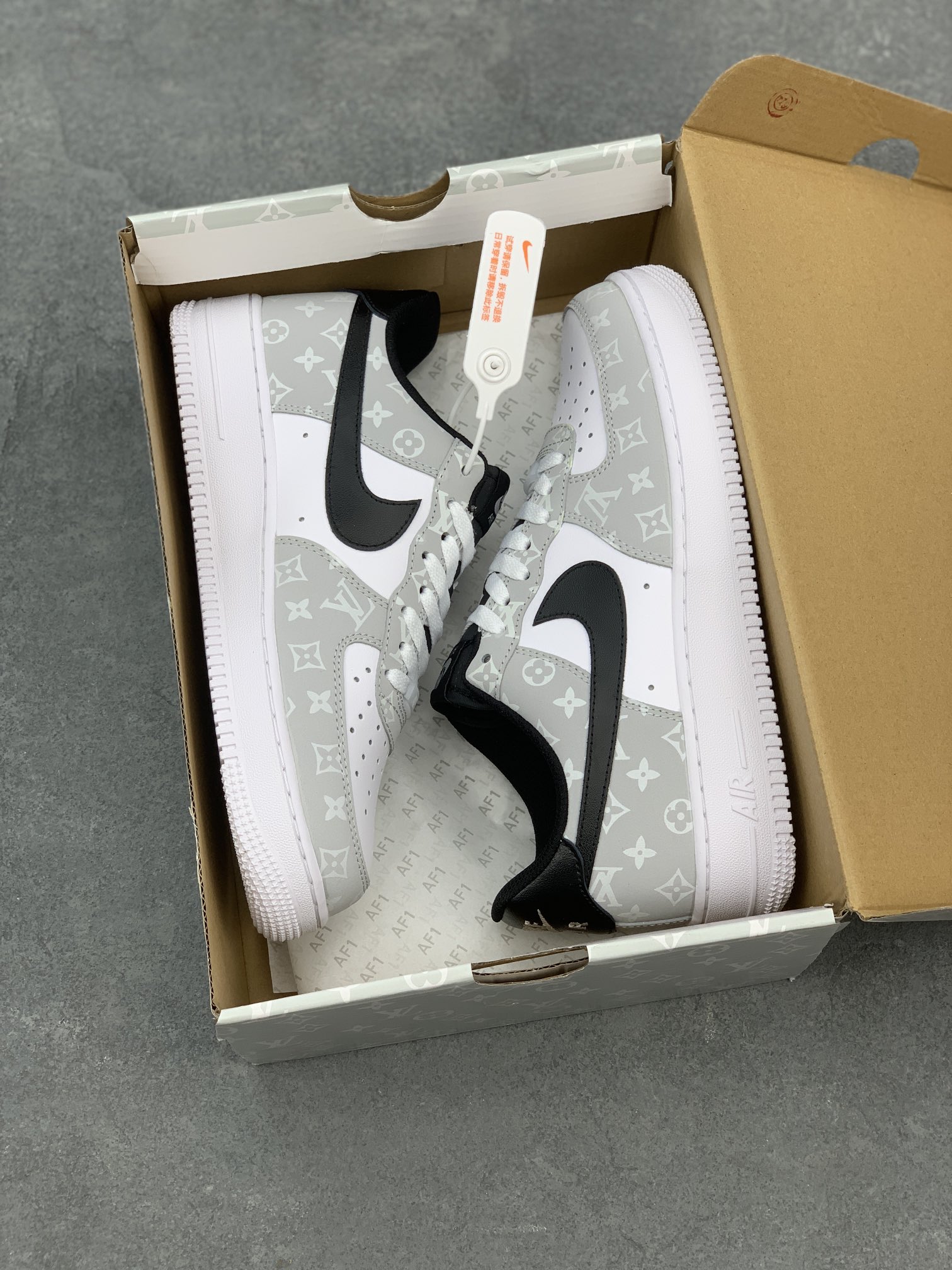 NK Air Force 1 Low '07 Custom Louis Vuitton Edition Casual Sneakers 10 i1658339302 9992 8