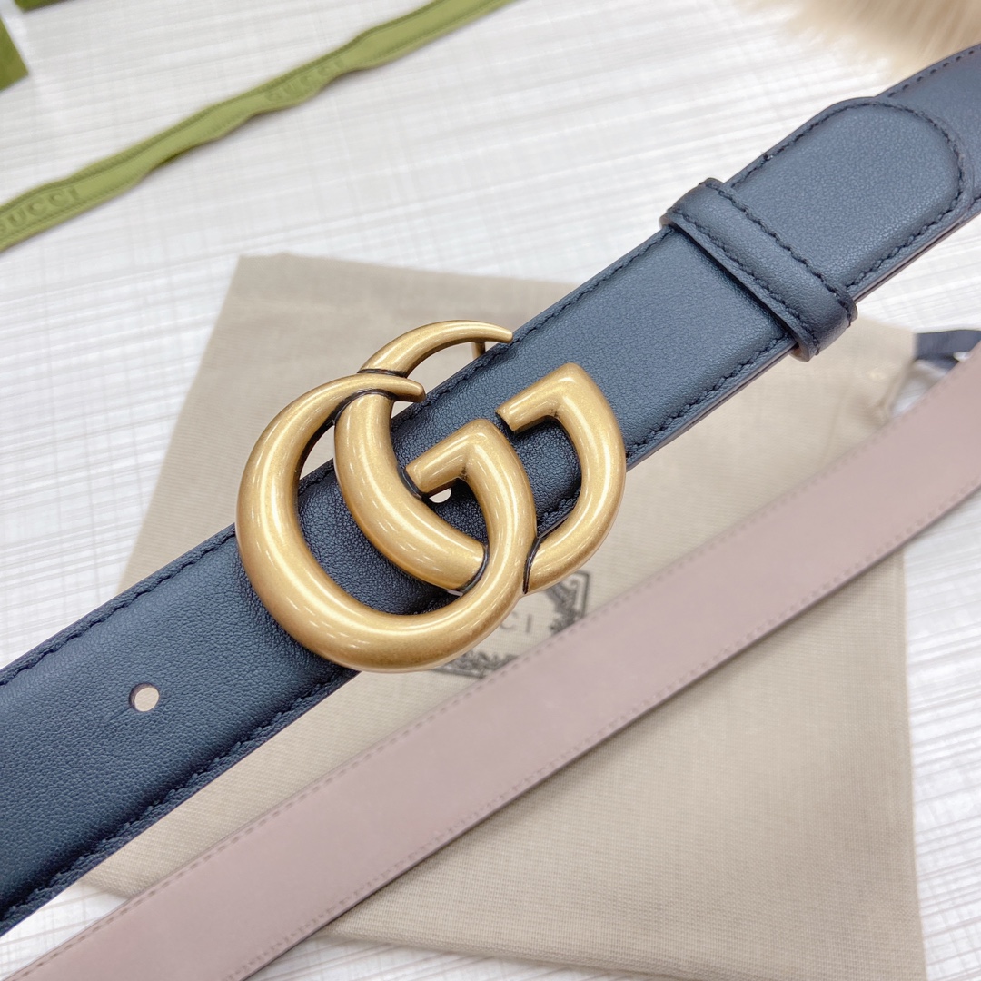 💥💥💥3.0cm古奇官网新款，双面原版皮 ，扣宽3.0cm……长度75.80.85.90.95.100.