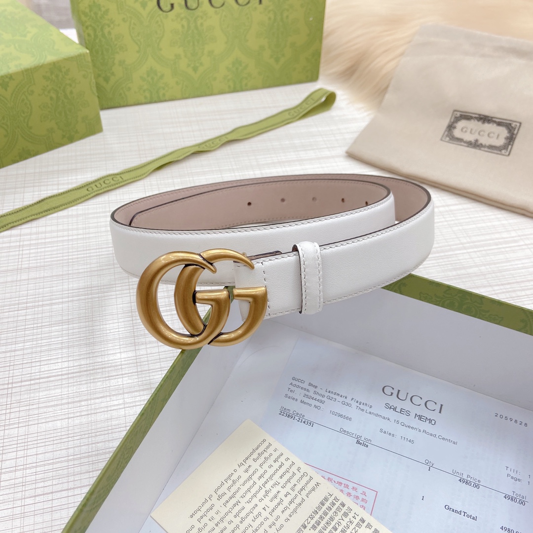 💥💥💥3.0cm古奇官网新款，双面原版皮 ，扣宽3.0cm……长度75.80.85.90.95.100.