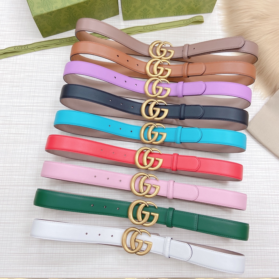 💥💥💥3.0cm古奇官网新款，双面原版皮 ，扣宽3.0cm……长度75.80.85.90.95.100.