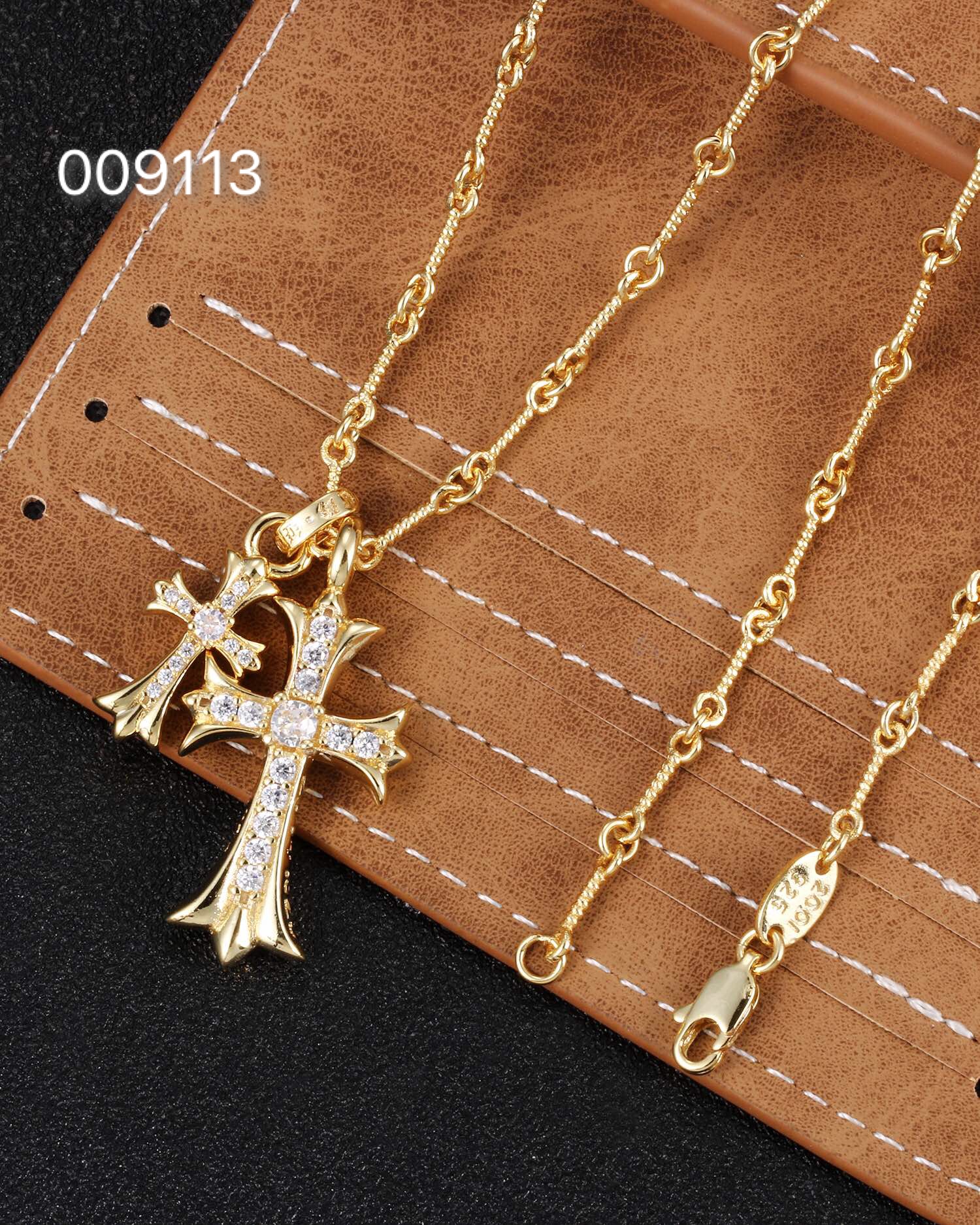 Chrome Hearts 克罗心 款双十字架项链