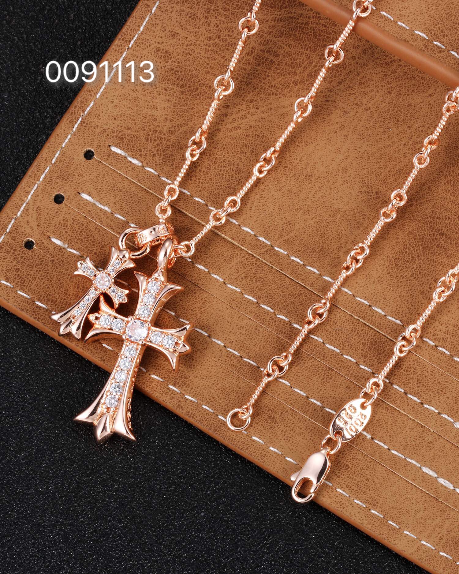 Chrome Hearts 克罗心 款双十字架项链