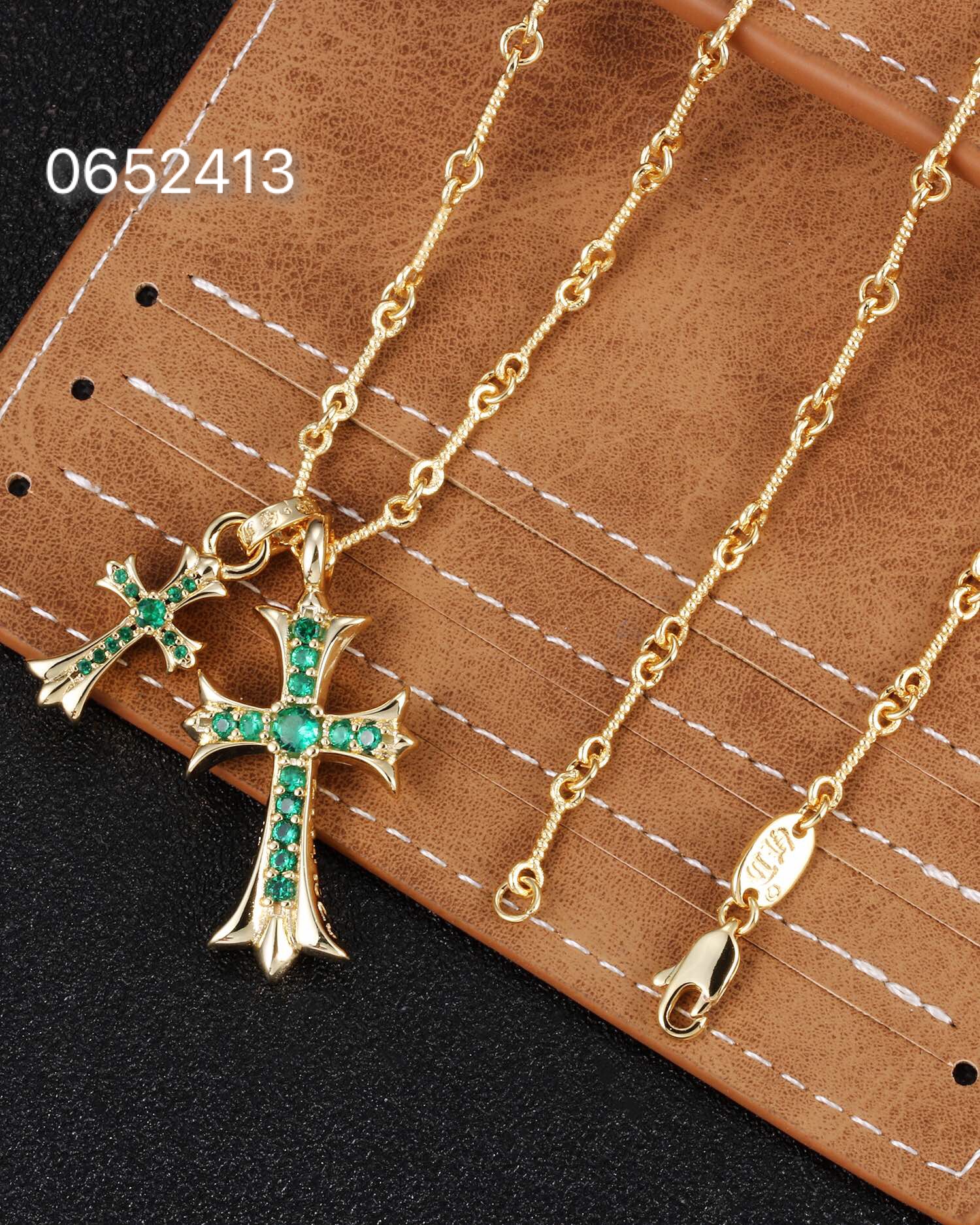 Chrome Hearts 克罗心 款双十字架项链